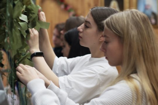 <b> 12 марта 2024 г. </b> Учащиеся Молоковское школы посетили Казанский храм